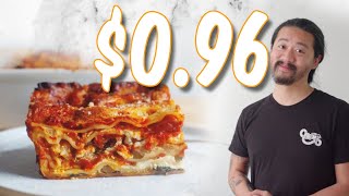 Budget Lasagna Made From Scratch [upl. by Larrisa626]