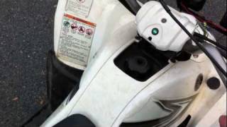 Yamaha Raptor 50 Modification Baffle Removal LOUD [upl. by How]