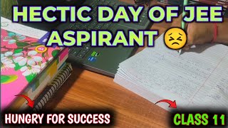 A Hectic Day In Life Of Jee Aspirant 🥺  Jee 2026 Aspirant  jeejourney studyvlog Jee journey [upl. by Hoskinson]