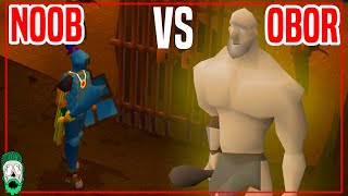 Conquering Obor My First Boss Fight in F2P OSRS [upl. by Nazar]