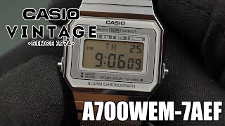 CASIO A700WEM7AEF Vintage [upl. by Aihcats]