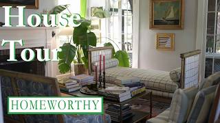 HOUSE TOUR  An Artists Eclectic Tudor Home in Charleston [upl. by Ardnalac]