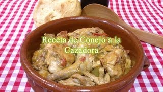 Receta fácil de Conejo a la Cazadora [upl. by Gamin]