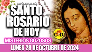 EL SANTO ROSARIO DE HOY LUNES 28 DE OCTUBRE de 2024 MISTERIOS GOZOSOS SANTO ROSARIO DE HOY MARIA [upl. by Terence997]