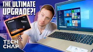 How to UPGRADE Your Laptop with a SSD AD  The Tech Chap [upl. by Lawley]