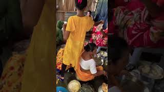 Lakdi Se Khana Banana Gaon ka Khubsoorat party❤️￼￼ Beautiful village party ￼Village partyvideo [upl. by Wahs678]