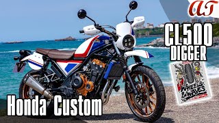 2024 HONDA CL500 Custom CL500 DIGGER  WHEELS amp WAVES Custom Contest  AampT Design [upl. by Daffodil]