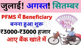 PFMS Status New Update दिव्यांग लोगों की Beneficiary बनना हुआ शुरू देख लो सबूत के साथ [upl. by Mairb93]