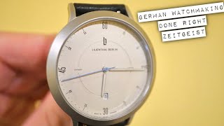 Lilienthal Berlin Zeitgeist Automatik Watch Review  Bauhaus Made in Germany  Its Really Nice [upl. by Buffum216]