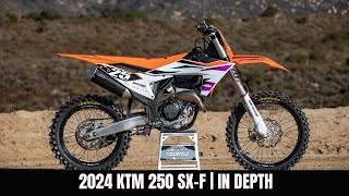 2024 KTM 250 SXF  In Depth [upl. by Kahler]