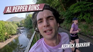 Im officially a PARKRUN tourist Greetings from KESWICK  Al Pepper Runs [upl. by Yrrek]