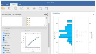 Rasch model analysis in free software Jamovi [upl. by Najtsirk]