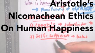 Aristotles Nicomachean Ethics Book 1 Ch 7 Characteristics of Human Happiness [upl. by Fronniah202]