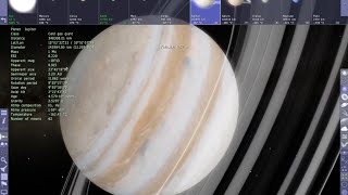 Space Engine  Saturn is a really scary planet 🎃 even tho it has rings 🫣 [upl. by Akram]