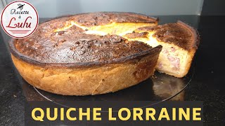 Comment faire une Quiche Lorraine pour 8  10 personnes [upl. by Ynatsed372]