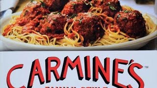 Carmines Italian Restaurant Review [upl. by Hsoj]