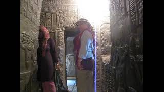 climbing to roof of Dendera Temple [upl. by Aralk]