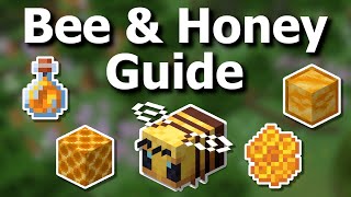 The Ultimate Minecraft 120 Bee and Honey Farming Guide  Auto Farm Everything Honey and Honeycomb [upl. by Islean]