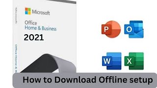 how to download ms office home and Business 2021 offline setup  ms office iso file download [upl. by Euqinmod601]