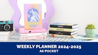 WEEKLY PLANNER 20242025 A6 POCKET  Grupo Erik [upl. by Nathanil]