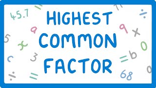 How to find the Highest Common Factor 7 [upl. by Padgett832]