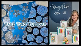 Take 2 Tuesday Class 41 featuring Sizzix Stamps amp Stencils with Limited Sizzix Teal Opulent Paper [upl. by Ettinger]