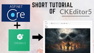 Short tutorial of CKEditor5 in Aspnet coreHow to upload fileimage using ckeditor5 in aspnet core [upl. by Ennahtebazile]