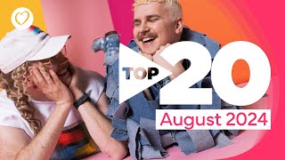 Eurovision Top 20 Most Watched August 2024  UnitedByMusic [upl. by Paton]