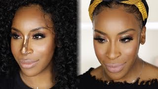 NONtouring How to Fake Nose Contouring  Jackie Aina [upl. by Eemyaj]