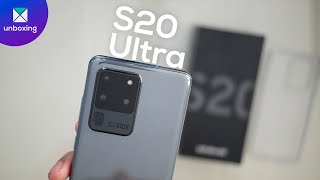 Samsung Galaxy S20 Ultra  Unboxing en español [upl. by Eugeniusz]