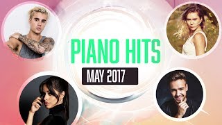 Piano Hits May 2017 Pandapiano 1 HR of pop piano music great for study [upl. by Reinnej]