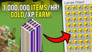 BEST GoldXP Farm Minecraft Tutorial  FAST  1000000HR [upl. by Shaw]