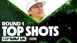 TOP SHOTS LIV Golf UK by JCB Highlights  Round 1 [upl. by Martyn601]