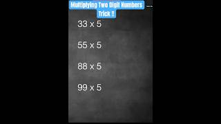 Multiplication Tricks  Two Digit Numbers maths mathematics shorts [upl. by Eiramik340]