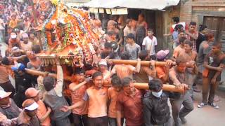 Madhyapur thimi bisket jatra 2071 [upl. by Zzabahs]