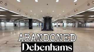 Exploring an abandoned Debenhams in the south east of england [upl. by Perusse740]