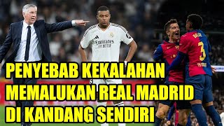 Ini Dia Penyebab Kekalahan Real Madrid vs Barcelona pada laga Kandang Sendiri Santiago Bernabeu [upl. by Elocal]