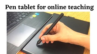 Best Pen Tablet for online teaching  One by Wacom CTL672 review and tutorial in Hindi [upl. by Hashimoto]