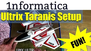 E flite UMX Ultrix Taranis IRangex Setup Guide [upl. by Hoopes]