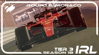 Invictus Racing League  F1 23  Tier 3  Round 6  Monaco [upl. by Nonah838]