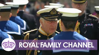 King Charles Honours Royal Navy that Served in Queens Funeral Procession [upl. by Wedurn]