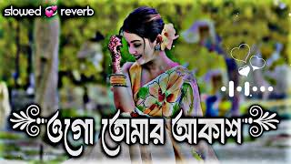 ওগো তোমার আকাশ  Ogo Tomar Akash  Bangla Lofi Song  Slowed 💞 Reverb  Ripon Lofi BD 2024 [upl. by Barth]