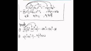 Multiplicación de un número por un polinomio [upl. by Alick]