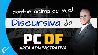 DISCURSIVA PCDF 2024 ANÁLISE COMPLETA E DICAS P PONTUAR ALTO E SER APROVADO NO CONCURSO [upl. by Basset]