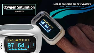 ViBeat Pulse Oximeter  Pulse Rate Monitor with Perfusion Index [upl. by Antsirhc]