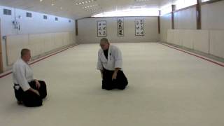 Aikido Koryu Dai San Kata  4 Ryote Mochi Tsukui [upl. by Akaenahs]