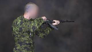 Canadian Forces  AK47RPK Drills  Stoppage Drill Dead Trigger  Bolt Partially Forward [upl. by Serg]