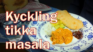 Kyckling tikka masala  nästan nationalrätt i Storbritannien [upl. by Siloum]