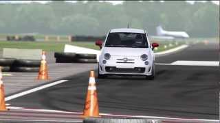 Abarth 500 esseesse Top Gear Track [upl. by Nnaharas]