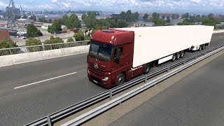 Mercedes Truck  Euro Truck Simulator 2 Gameplay with Commentary [upl. by Boser]